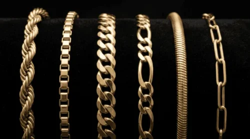 Видове плетки на златни синджири - видове плетки на синджири - Aristo Jewellery
