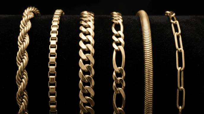 Видове плетки на златни синджири - видове плетки на синджири - Aristo Jewellery