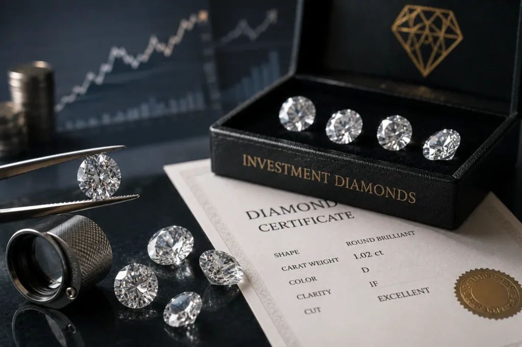 Инвестиционни диаманти - инвестиционен диамант - Aristo Jewellery