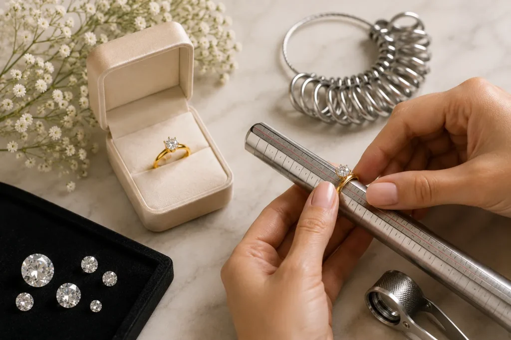 Как да определим размер на пръстен - как да определим размера на пръстен - Aisto Jewellery