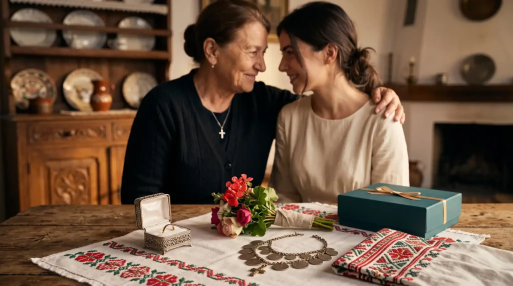 Подарък за годеж от свекърва - подарък за свекър и свекърва - Aristo Jewellery